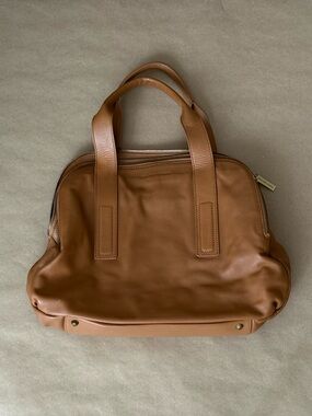 Gerard Darel Tan Leather Satchel